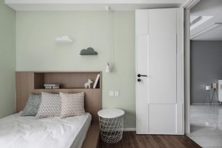 简约现代房间白色门装修效果图