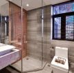 现代中式家装卫生间淋浴房设计图片