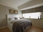 现代美式卧室收纳床装修效果图