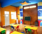幼儿园教室室内颜色搭配设计图片