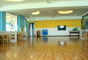 幼儿园室内木地板设计图片一览
