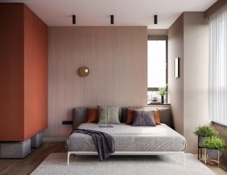 小公寓样板房主卧室颜色搭配效果图赏析