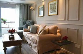 现代简约风格客厅装修图片 2020客厅沙发摆设图片