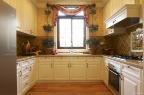 2023欧式风格家装整体厨房橱柜装饰效果图片