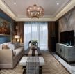 2023新中式古典小户型客厅地毯装饰设计图