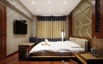 新中式古典风格卧室软包设计图片