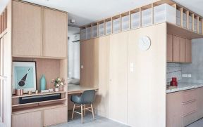 40平米一房一厅室内创意组合家具设计效果图