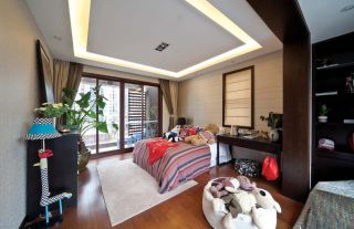 新中式古典风格儿童卧室设计图片