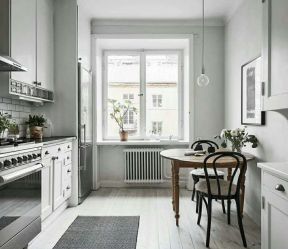 2023北欧风格餐厅厨房家用餐桌装修图片