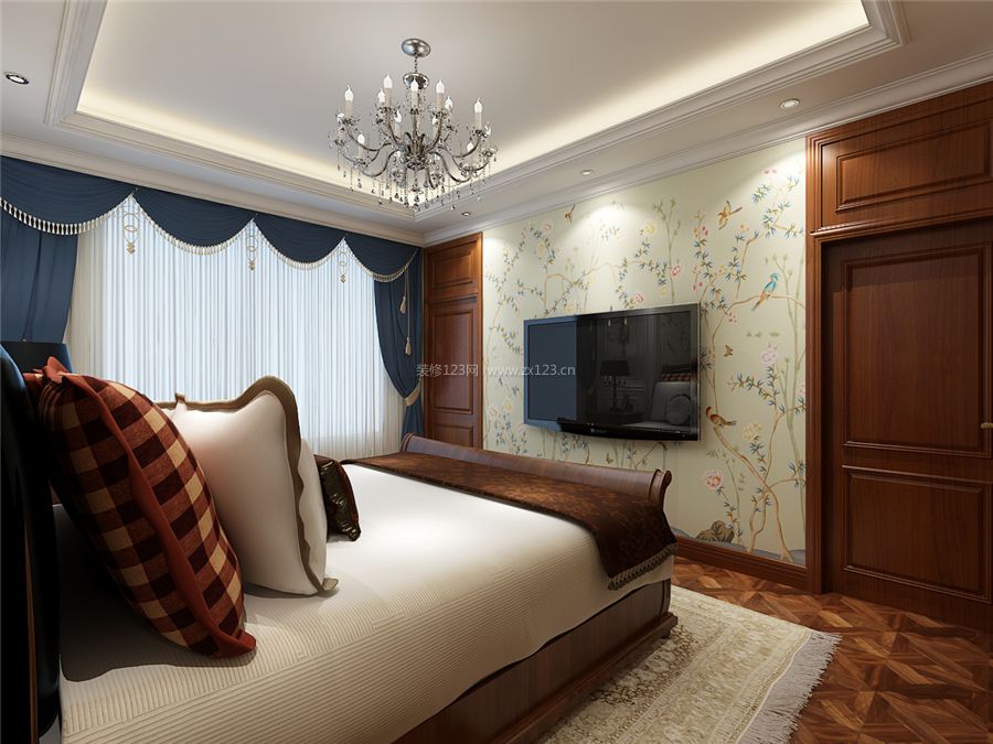 2020法式风格家装卧室设计效果图 2020法式风格简欧风格卧室效果图