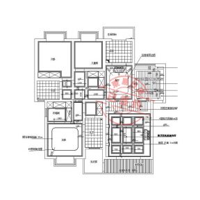 南阳锦城160㎡错层户型地中海风格效果图