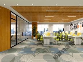2023现代风格办公室办公桌椅装修效果图片