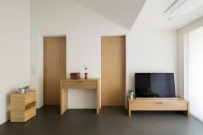 现代原木风格中小户型家装客厅效果图
