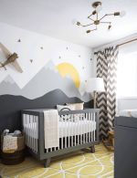2023简约5平方儿童房婴儿床设计图片