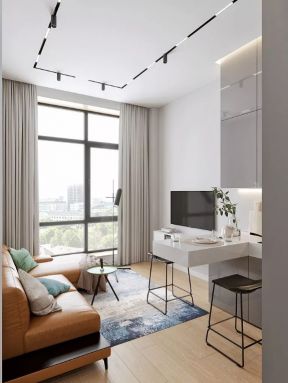2023现代一居室小客厅沙发装修效果图片