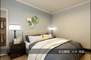 2023雅致现代简约卧室墙面装饰设计图片