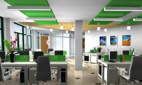 2020现代办公室效果图 办公室吊顶装修效果图片