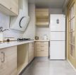 2023北欧风格厨房原木橱柜设计效果图片
