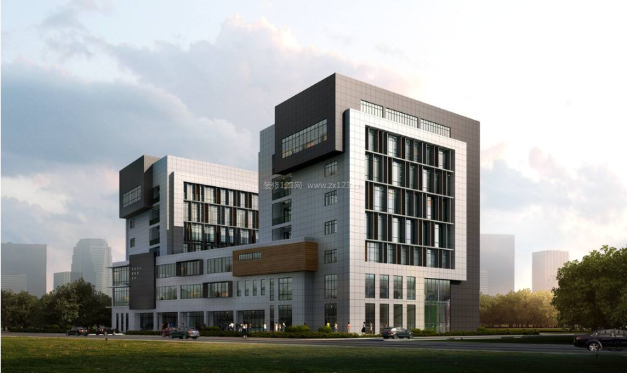 2023大型现代医院外观装修效果图片