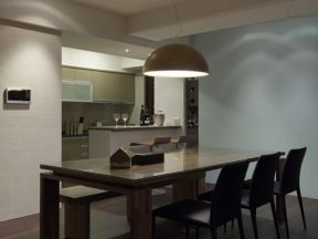 中房瑞致国际116㎡三居室现代简约风格餐厅装修效果图