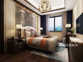 翠谷玉景苑现代160平米卧室装修效果图