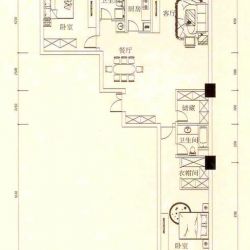 2室2厅2卫，147平米