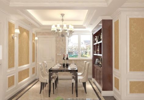 南京154平米古典风格客厅装修设计