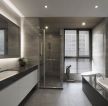 200平米现代卫浴间装修设计图