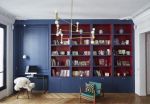 200平米欧式风格书房整体书柜设计