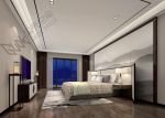 2023大户型新中式卧室床靠背设计效果图