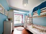 2023美式儿童卧室高低床装修效果图