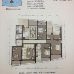 A1户型图 5室2厅5卫 面积340.32-354.13㎡