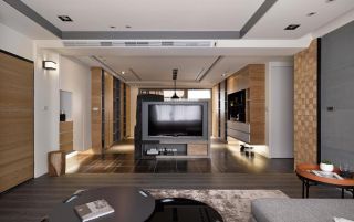 200平米客厅创意电视墙造型设计