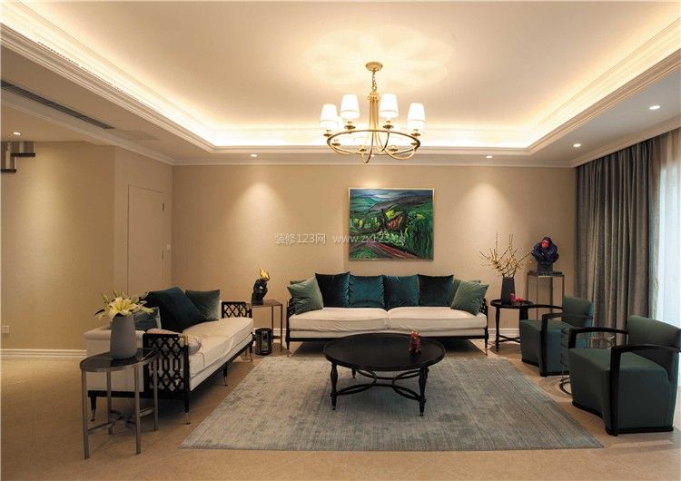  2020欧式客厅家装效果图赏析 2020欧式客厅沙发摆放效果图