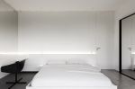 黑白简约风格单身公寓卧室设计图片