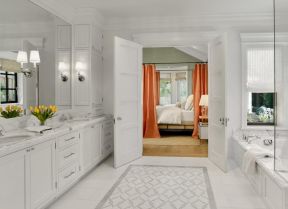 2020卧室卫生间门设计效果图 主卧室卫生间装修图 主卧室卫生间设计  