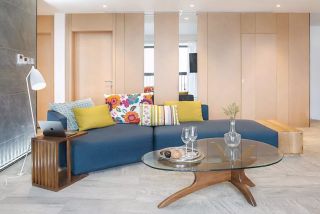 150平米客厅沙发靠垫装饰设计图片