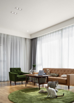 2023家庭现代客厅沙发颜色搭配装修图片