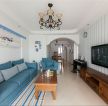 佳兆业地中海98平三居室客厅装修案例