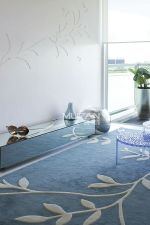 时尚现代风格客厅地毯装饰图片