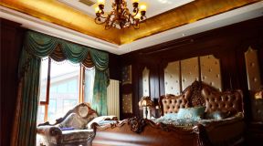 古典欧式风格奢华卧室装修实景图