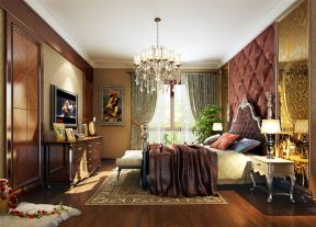 古典欧式风格卧室奢华装修效果图