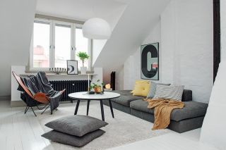 小户型公寓会客厅装修设计案例图片