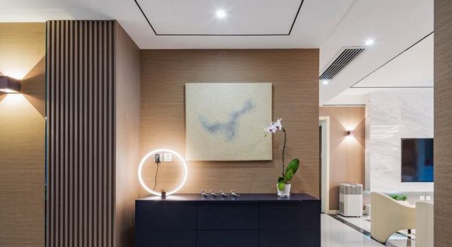 华彩国际公寓雅致简约160平米装修效果图