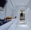 后现代家居厨房白色橱柜效果图片