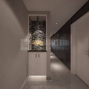 清水木华74平米现代装修风格走廊设计