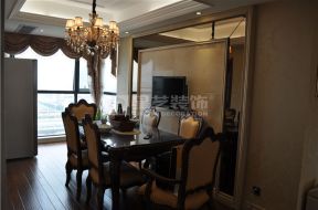 中港城120平米三居室欧式风格装修餐厅效果图