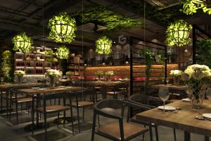 成都主题餐厅设计如何处理绿化？