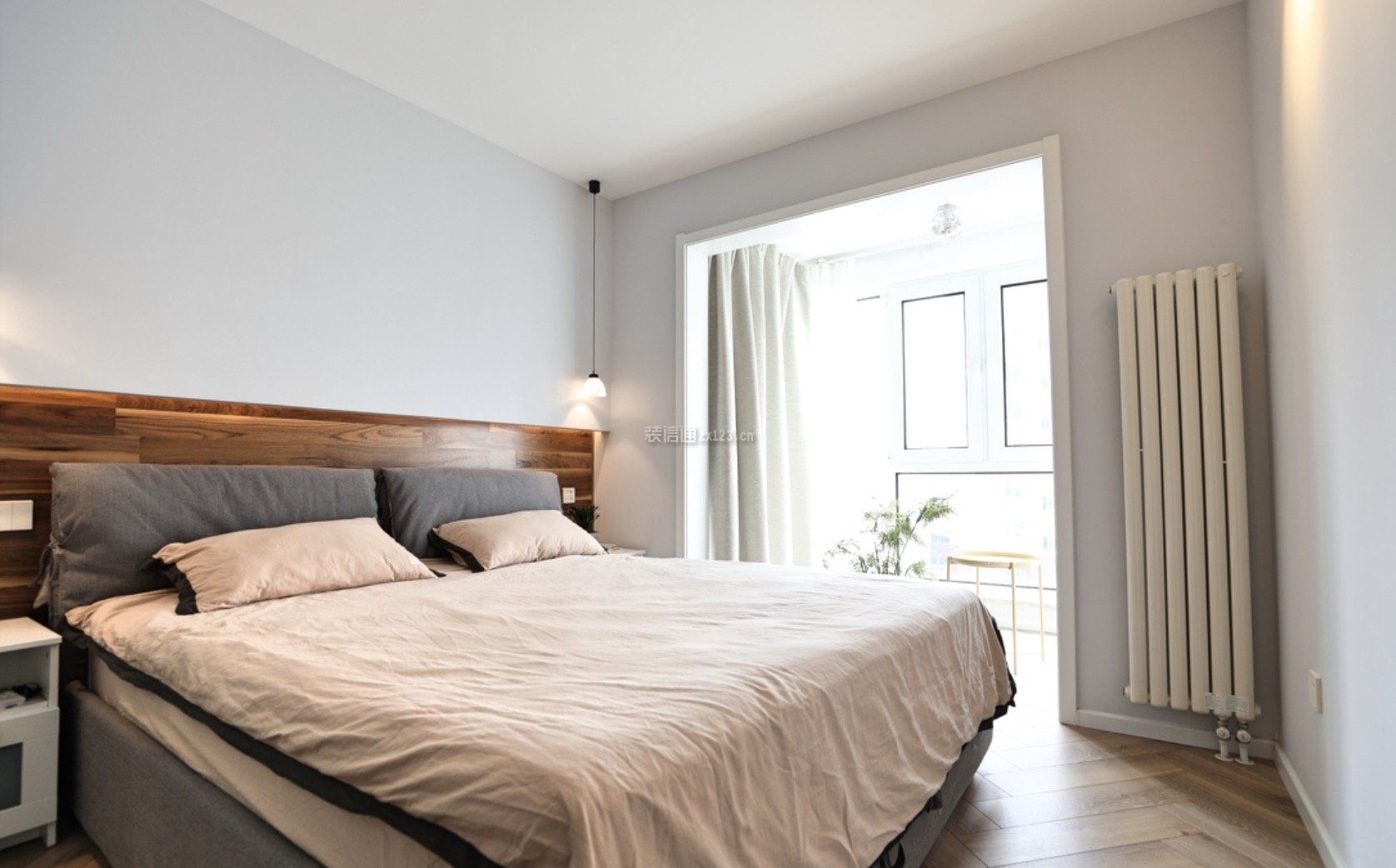 北欧风格小卧室简约装修设计图片2023