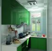 家居厨房果绿色橱柜颜色搭配效果图